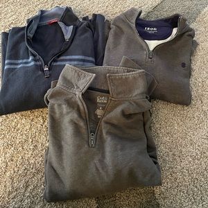 COPY - Men’s quarter zip pull over dress sweater